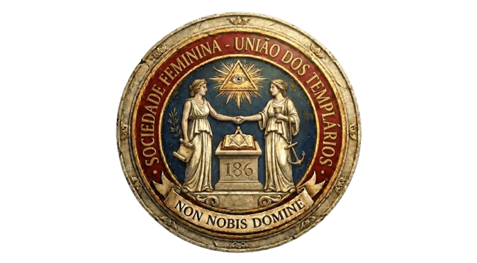 Logo da Sociedade Feminina União dos Templários - Ala feminina da A.R.L.S. União dos Templários Nº 186