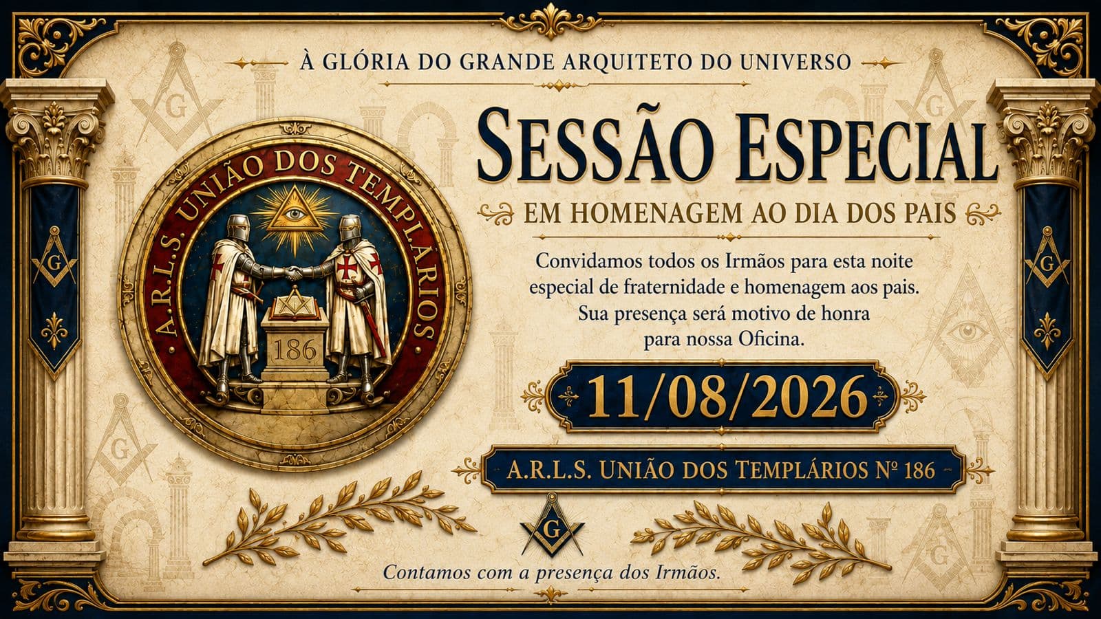 Sessão Especial em homenagem ao Dia dos Pais